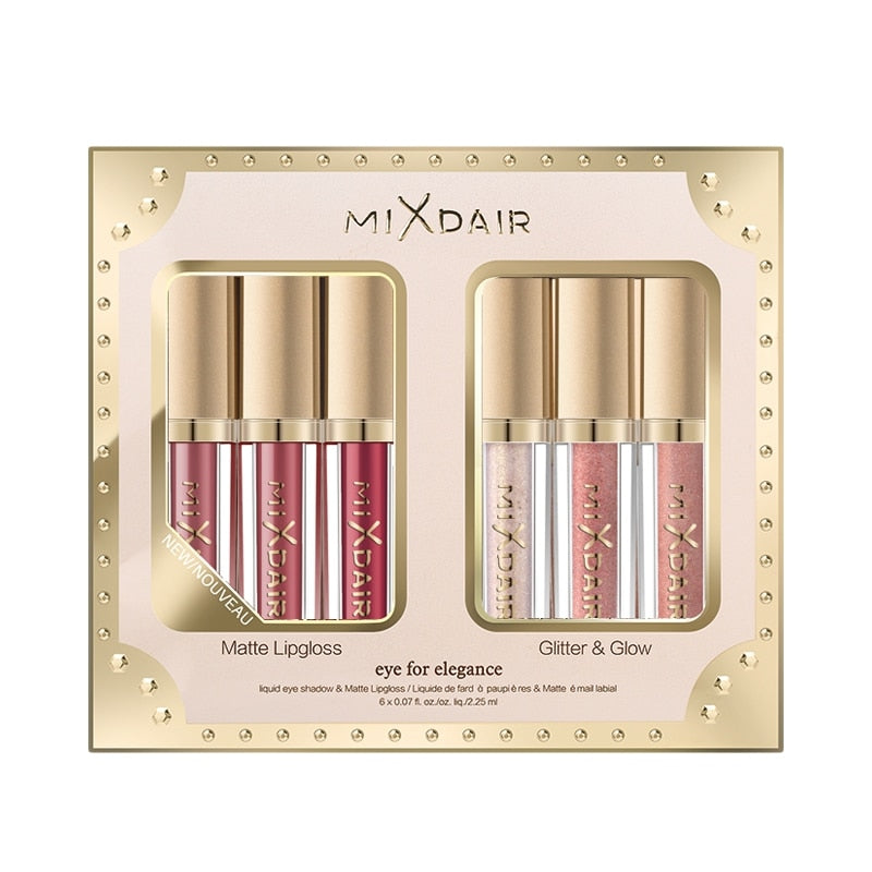 Lip Gloss Set Sparkly Shimmer